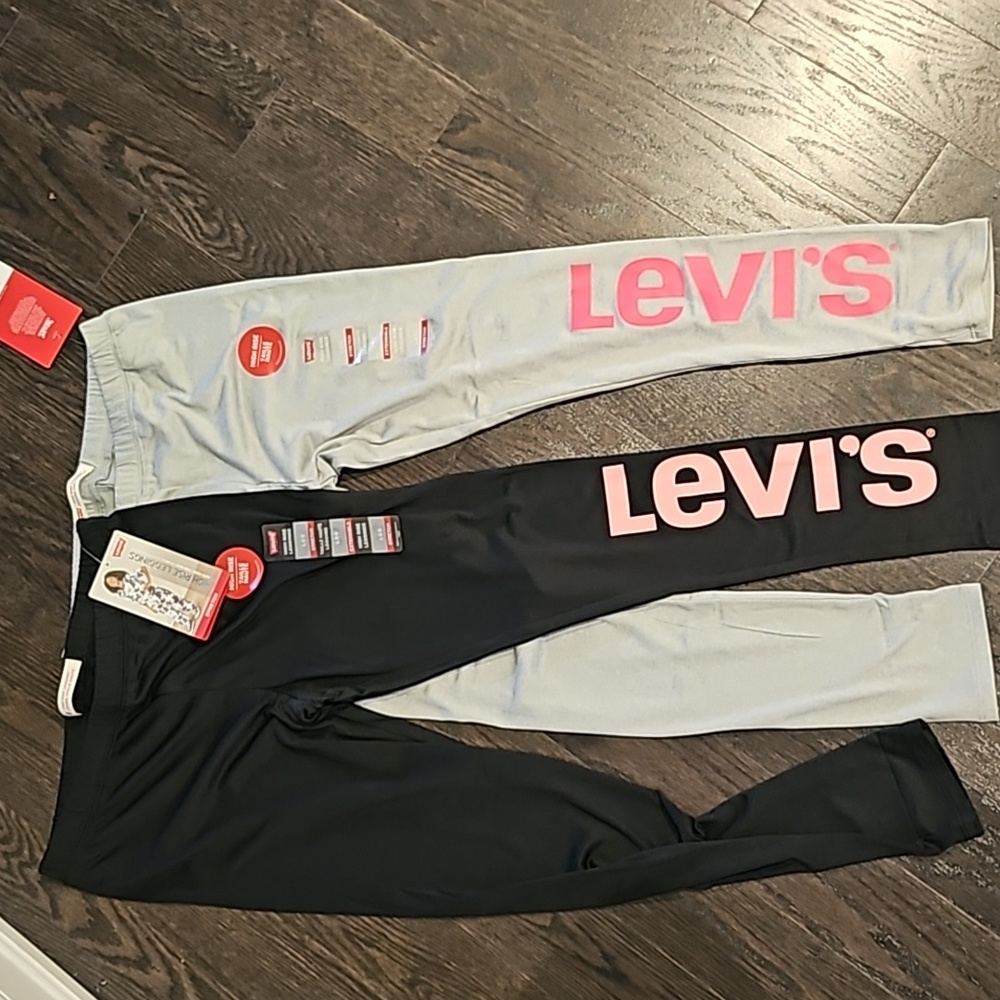 💯 Auth NWT -LEVI'S girls high rise leggings size L